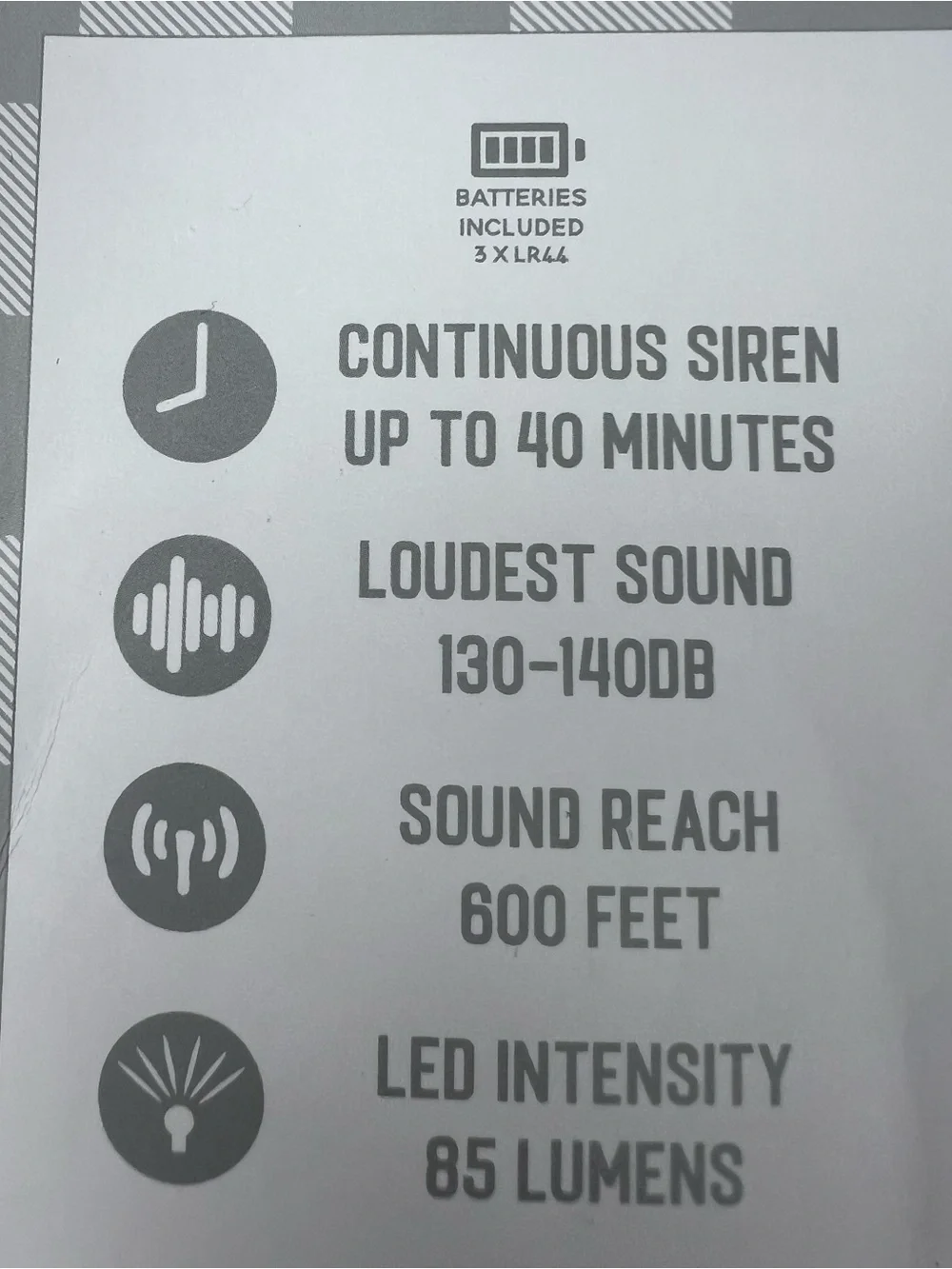 Simply Southern Pink Personal Alarm with LED Flashlight NWT